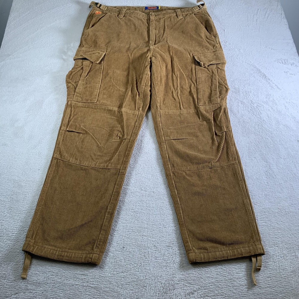 Carhartt Brown Corduroy Cargo Pants - Durable Workwear